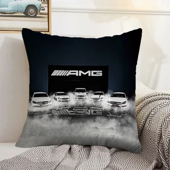 Kūno pagalvės užvalkalas Mercedes-Benz automobilinis pagalvės užvalkalas Dvipusis spausdintas miegmaišių pagalvės Sofos pagalvėlės Rudens dekoras Dekoratyviniai pagalvių užvalkalai