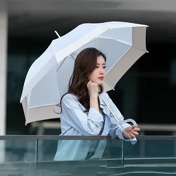 Lauko skėčiai Skėtis Sodas Paplūdimio mergaičių skydelis Skėtis Moterys Automatinis Kinijos vėjo nepraleidžiantis Kokybė Kawaii Sombrilla skėčiai
