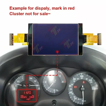 LCD ekranas sėdynei Altea Leon Toledo prietaisų skydelio spidometro pikselių taisymas