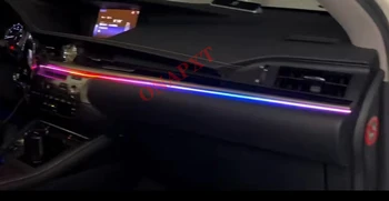 LED for Lexus ES 2013-2017 Button APP Control Car Dekoratyvinis aplinkos apšvietimo prietaisų skydelis Durų apdaila Atmosferos lempa apšviesta juostelė