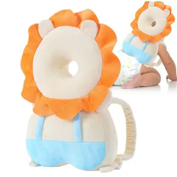 Mažylio kūdikio galvos apsauga Apsauginis padas Liūto pagalvėlė Nugara Užkirsti kelią sužeistiems animaciniams filmams Apsauginės pagalvės Kvėpuojanti anti-drop pagalvė