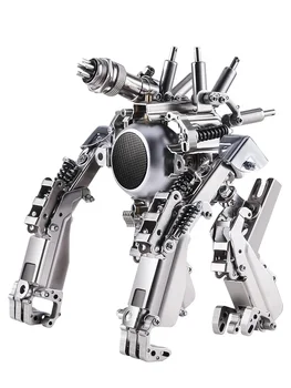 Mechaninis vakarėlių karas Ape Nešiojamas Bluetooth garsiakalbis Metalinis robotas 3D trimatės dėlionės modelis Gimtadienio dovana Vyriška ranka