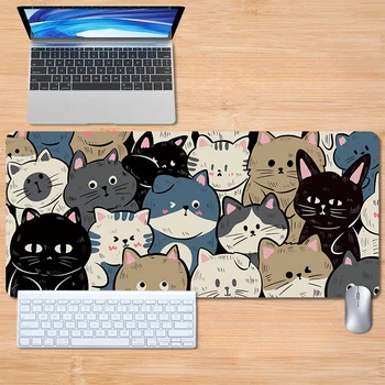 Miela katė Pelės kilimėlis Ypač didelis pelės kilimėlis Kūrybinis animacinis filmas Berniukų stalo bloknotas Didelis kompiuterio bloknotas Užrakinimo krašto kilimėlis