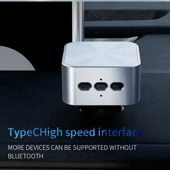 Mini Audio Box Humbird garsiakalbis Juoda technologija kaulų laidumas TWS stereo Bluetooth rezonanso garsas belaidis kūrybinis nešiojamas