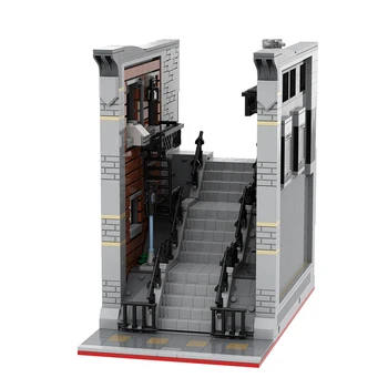 MOC Džokerio laiptai Modelio statybiniai blokai Idėja Filmai Scenos 