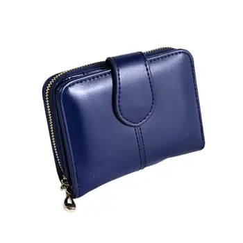 Moteriška piniginė Nešiojamas pinigų krepšys Ponios Dilimui atsparios stilingos kompaktiškos lengvos piniginės