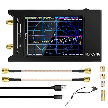 Nanovna-H4 vektorinio tinklo analizatoriui 4Inch ekranas 10Khz-1.5Ghz MF HF VHF UHF antenos analizatoriaus priedai