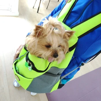 Pet Dog Carrier Bag Carrier For Dog Cat Backpack Out Double Shoulder Portable Travel Backpack Outdoor Dog Carrier Bag Travel Set