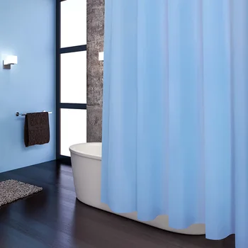 Pure Color Thick Light-Proof Shower Curtain Bathroom Vandeniui atsparus PEVA dušo užuolaidų vonios plovimo reikmenys Vonios reikmenys
