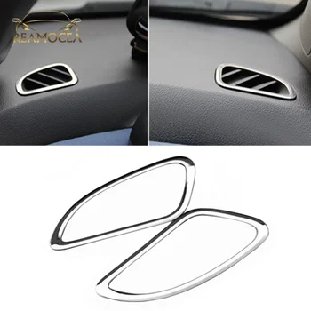 Reamocea 2x nerūdijančio plieno automobilių oro kondicionavimo išleidimo angos apdailos lipdukas Vidaus dangtelis tinka Chevrolet CRUZE 2009-2013 2014