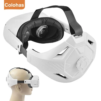 Reguliuojamas VR galvos dirželis Oculus Quest 2 Elite Head Strap F2 Active Air No Fog Facial Interface C2 Carying Cace Accessories