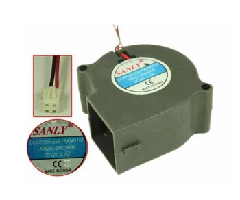 SANLY SF6028SM DC 12V 0.1A 60x60x28mm 2 laidų aušinimo ventiliatorius