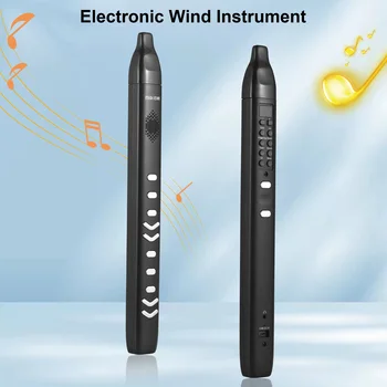 skaitmeninis elektroninis vėjo prietaisas Nešiojamasis sintezatorius 10 tonų reguliuojamas jautrumas Integruotas garsiakalbis palaiko APP BT Connect