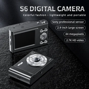skaitmeninis fotoaparatas 2,7K 44MP 2,4 colio IPS ekranas Senovinis profesionalus fotoaparatas 