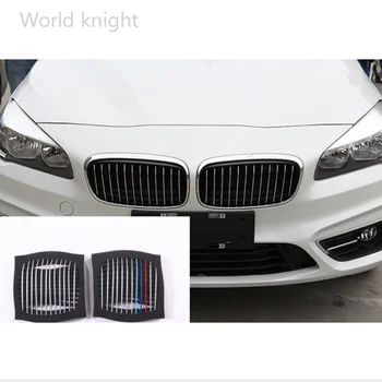 skirta BMW 2 serijos 218i F45 F46 2015-2017 Automobilių stilius 24vnt Automobilio galvutė Priekinės grotelės Grotelių dekoravimo juostelės Apdaila