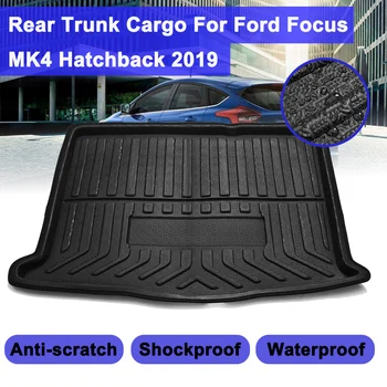 skirta Ford Focus MK4 Hečbekas 2019+ Galinis krovininis kilimėlis Grindų lakštas Kilimas Galinė bagažinė Krovininis bagažinės įdėklas Padėklas Grindų kilimėlis Auto priedai