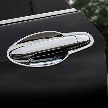SKIRTA Honda CRV CR-V 2012 2013 2014 2015 2016 Priedai ABS Chrome išorinių durų dubenėlių lazdelės Lempos rėmo liejimas