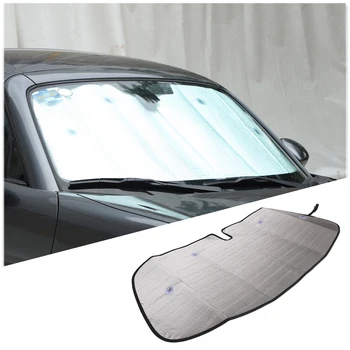 skirta Mazda MX-5 NC 2009-2015 Sidabrinis automobilio priekinis stiklas Skėčiai nuo saulės automobilio apsaugos nuo saulės kilimėlis Automobilių priedai