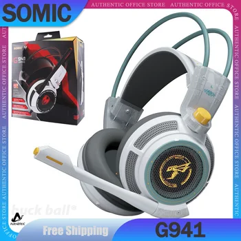 Somic G941 Gamer Laidinės ausinės Žaidimų ausinės su 
