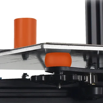 Spausdintuvo priedai pastatyti Dievas Kieta 3D lova Kieta patogi silikono išlyginamoji buferinė dalis Silikagelio šildomojo dugno kolonėlė