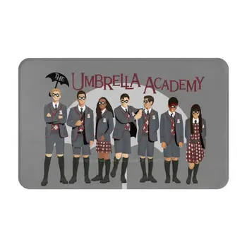 The Umbrella Academy Group 3D Namų apyvokos prekės Mat kilimas Kilimas Kilimas Koja Pad Tua The Umbrella Academy Luther Diego Allison Klaus Five