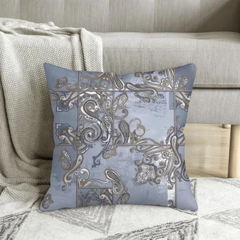 Tradicinis dekoratyvinis su Paisley ir tekstūra Paisley stiliaus poliesterio pagalvėlės užvalkalas sofai Dekoratyvinis minkštas pagalvės užvalkalas