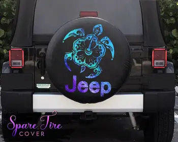 Turtle Car Spare Tire COVER CAR, Flower Turtle Spare Tire COVER CAR For Car, Funny Turtle gift, Turtle lover, Backup
