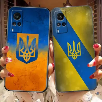 U-Ukraine vėliava Telefono dėklas, skirtas VIVO X90 X80 X70 X60 X50 X30 V29 V27 V25 V23 V23E V21 V21E V20 Case Funda Shell Capa Coque