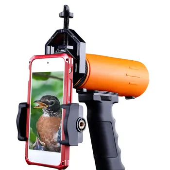 Universalus trikojo galvutės laikiklio palaikymas 54-83mm Mount Adapter Hunter medžioklės kamera Vaizdo kamera Telefonas Attach Spotting Scope