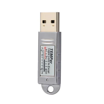 USB termometro temperatūros jutiklio duomenų kaupiklio įrašymo įrenginys, skirtas kompiuteriui Windows XP Vista/7