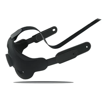 VR ausinių dirželis, skirtas Oculus Quest 3 Reguliuojama patobulinta galvos pagalvėlė, dėvinti galvos dirželį, skirtą Oculus Quest 3-Black
