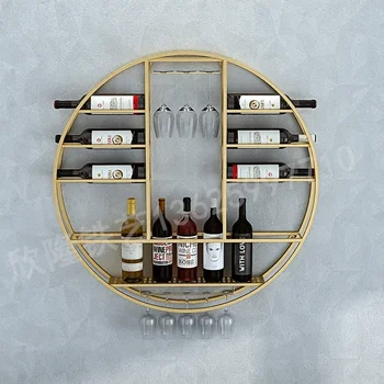 Vyno stovas Metalinė vitrininė spintelė Svetainės lentynos Virtuvės spintelės Vyno šaldytuvas Wein Regal vyno baras Baldai GGY